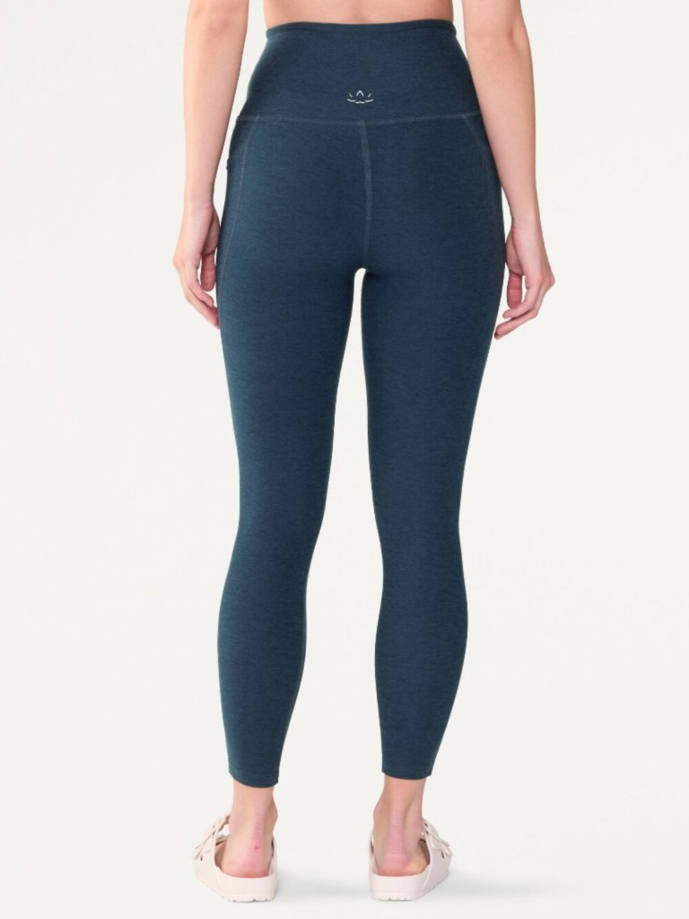 NWT S Beyond Yoga Out Of Pocket High Waist Midi Leggings *NOCTURNAL NAVY - Picture 10 of 11